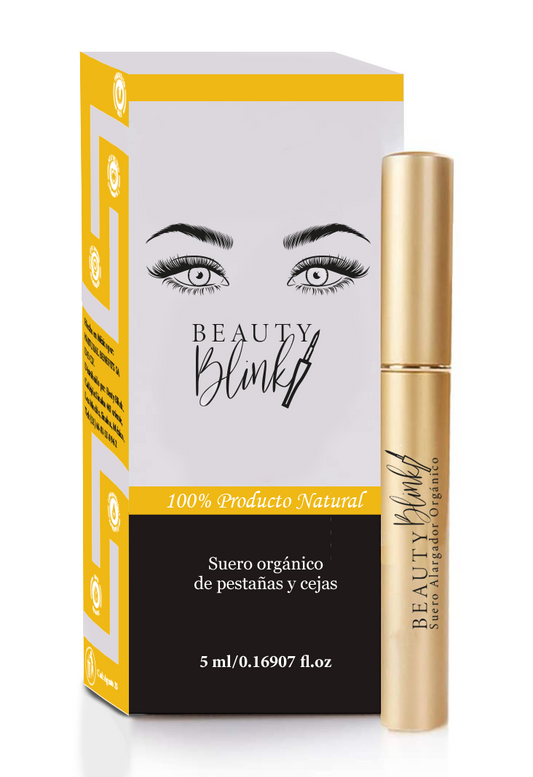 Beauty Blink Suero Orgánico Alargador de Pestañas y Cejas 5ml.